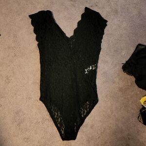 Shein medium lace bodysuit